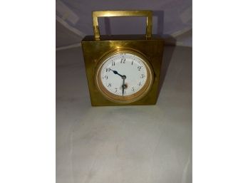 Vintage Brass Travel Clock