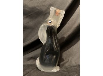 Murano Glass Figural Dog Bottle
