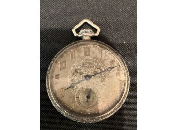 Antique Gold Filled Pocket Watch Gruen Semi Thin