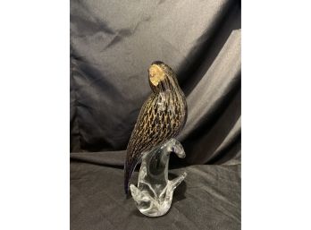 Fabulous Murano Bird Figurine Signed