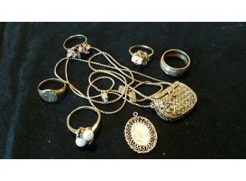 Lot Of Gold Filled Jewelry