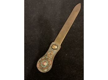 Victorian Micro Mosaic Letter Opener