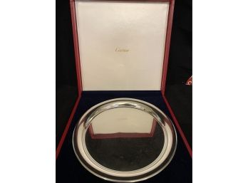 Vintage Authentic Cartier Tray In Box