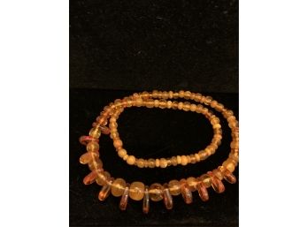 Vintage Baltic Butterscotch And Honey Amber Necklace