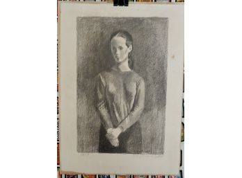 Raphael Soyer (1899 - 1987) Limited Edition Etching Of A Young Girl
