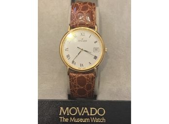 Vintage Movado The Museum Watch In Box