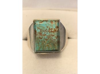 Sterling Silver Turquoise Native American Ring