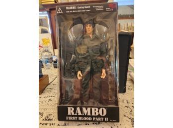 Rambo 1st Blood Part 2  12' Action Figure New Inbox