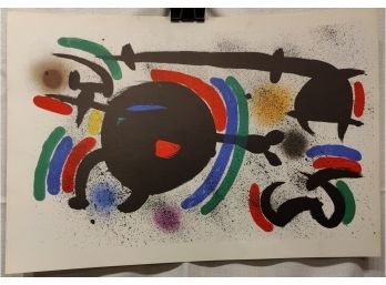 Joan Miro From The Miro Lithographe Volume I - Original Lithograph Plate X (10)