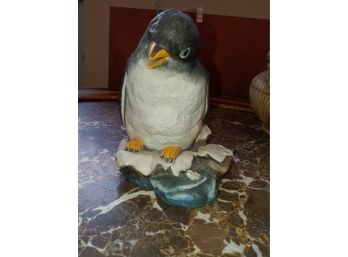 Porcelain Penguin Figurines Signed Bohem