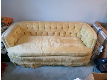 Mid-century Modern Velvet Sofa