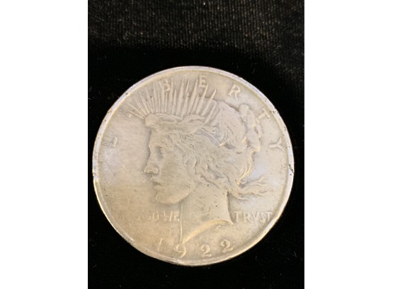 1922 Liberty Head Silver Dollar