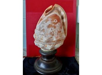 Exceptional Quality Antique Grand Tour Carved Cameo Lamp
