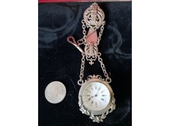 Antique Victorian Chatelaine Key Wind Watch