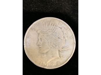 1922 Liberty Head Silver Dollar