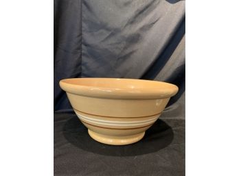 Antique Yellow Ware Batter Mixing Bowl