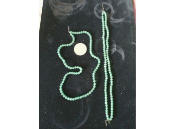 Two Strands Of Jade Beads