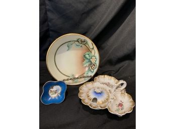 3 Pieces Of Vintage Porcelain