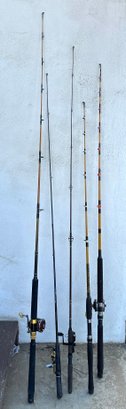Vintage Fishing Pole & Line Tester Lot #8050