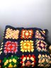 Vintage Afghan With Individual Square Design