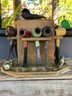 Vintage Filled Pipe Wooden Caddy