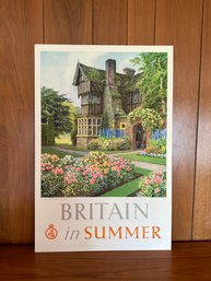 Vintage Original 1950's Travel Poster - Britain In Summer