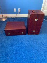 Beautiful Vintage Wooden Boxes - Doll Closet