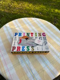 Vintage 1964 PRESSMAN Small Fry Printing Press Set
