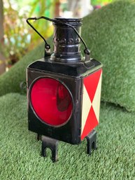 Antique French Railroad Signal Lantern