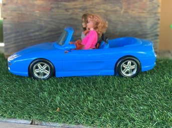 Barbie Sports Car And 1960s Barbie Dolls