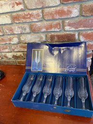 Vintage Crystal Arques LONGCHAMP Wine Glasses