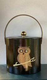 Vintage MCM COUROC Owl Ice Bucket