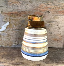 Vintage Striped Table Lighter  By Sasha Brastoff