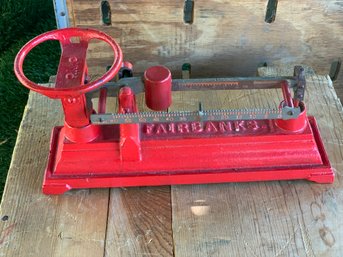 Vintage Small Fairbanks Scale