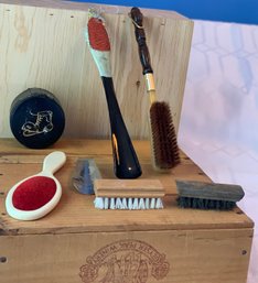 Vintage Shoe And Suede Brushes
