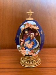 Beautiful Vintage Faberge Egg - Mauricio Nativity