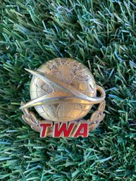 Vintage TWA World Pin