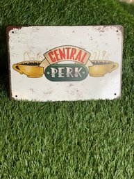 Central Perk Metal Sign