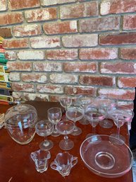 Vintage Crystal And Glass Lot