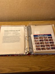 USPS Classic Sheets Of 32 Cent Stamps Binder Filled With Sheets Of Stamps