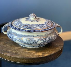 Vintage 19th C. Royal Straffordshire RENOWN Covered Soup Tureen - Signed