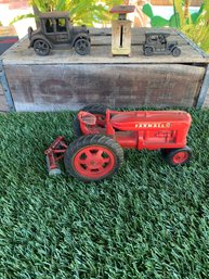 Lot Of Metal Tractor And Automobile