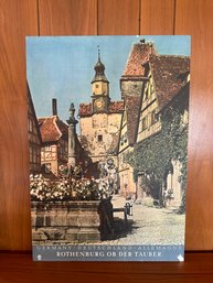 Vintage ORIGINAL 1950's Germany Travel Poster