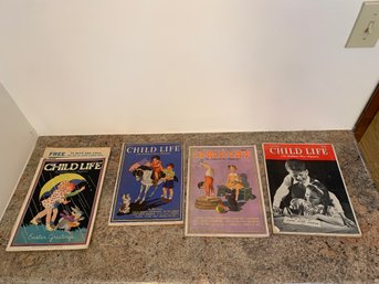 Vintage 1930s Child Life Magazines