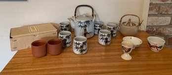 Vintage Asian Tea Pottery Sets