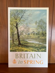 Vintage Original Travel Poster - Britain In Spring