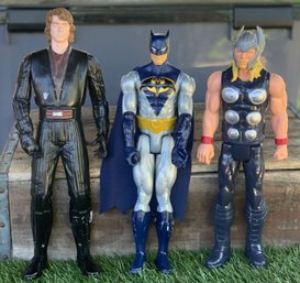 Vintage HASBRO Plastic Super Hero Figures