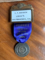 Vintage 1969 Delegate Medal