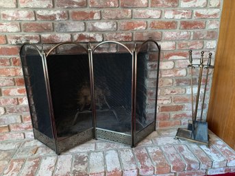 Vintage Fireplace Set