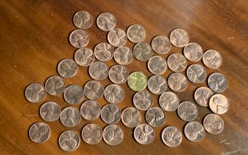Lot Of Vintage Uncirculated Pennies